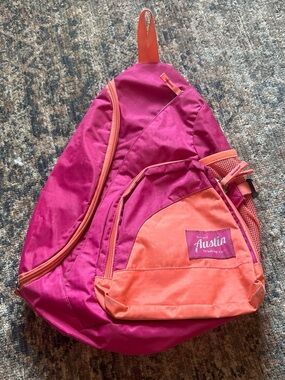 Two-Tone Pink & Orange Austin Trading Co. Sling Backpack
